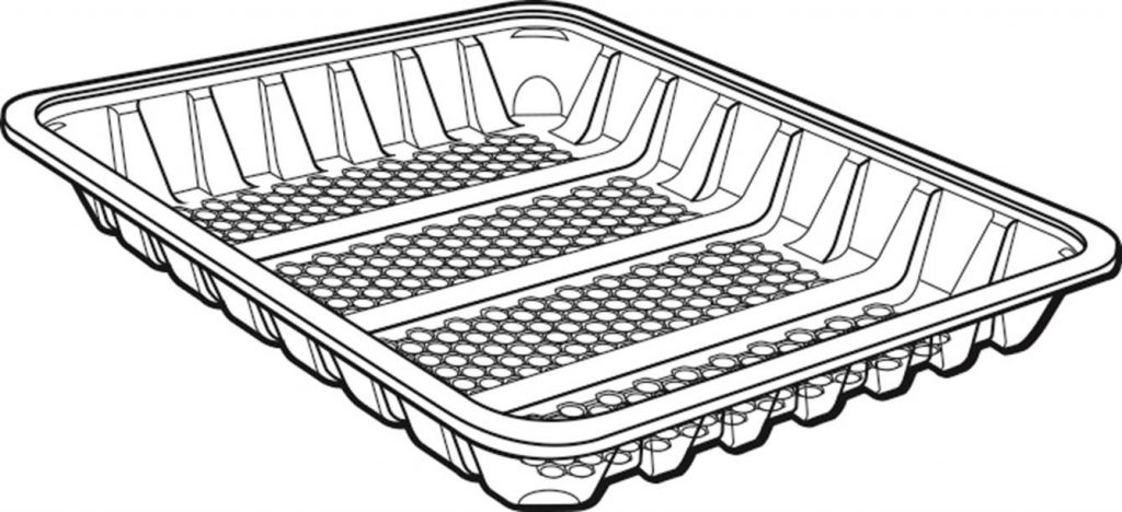 Image of new sustainable LiquiLock tray