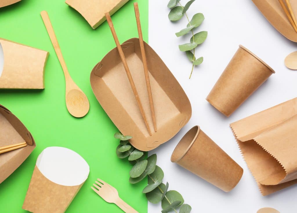 Sustainable cardboard utensils and forks
