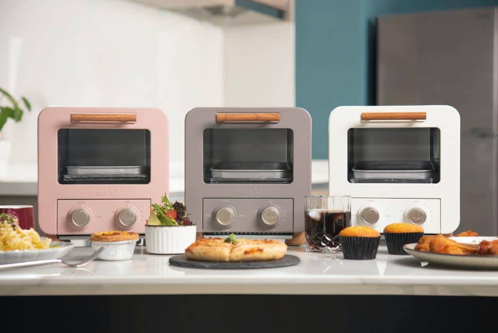 Image of three small ovens